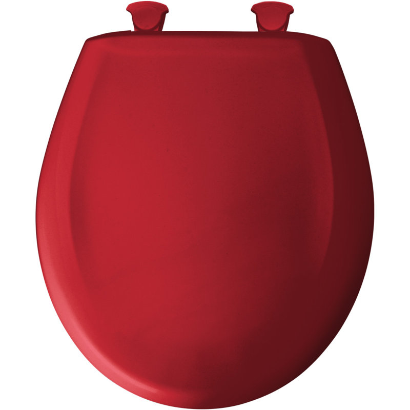 Siège de toilette rond, Rouge