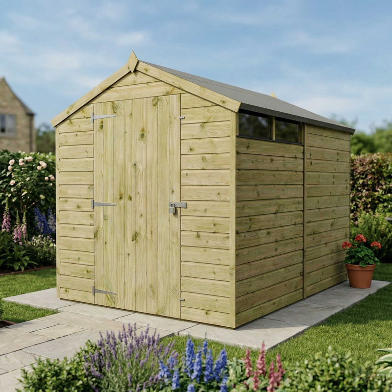 Mercia 8 x 6ft Shiplap Security Apex Shed