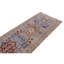 Hand Knotted Wool Area Rug in Silver And Sea Green