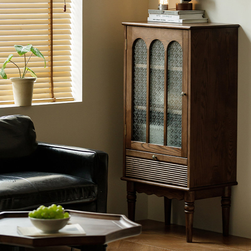 Nut-brown Solid wood Display Cases