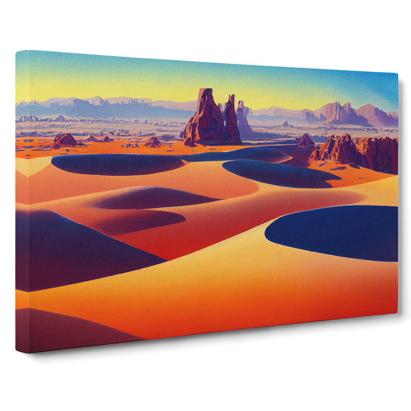 Desert View Vol.2 - Wrapped Canvas, 35cm H x 50cm W x 3cm D