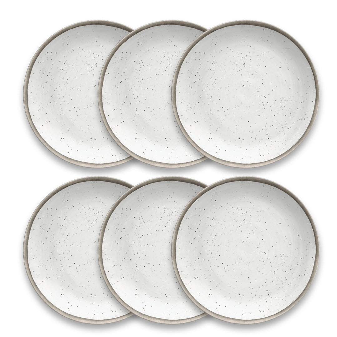 Laya Speckled Melamine Dinner Plate (Set of 6) RE/FINE™