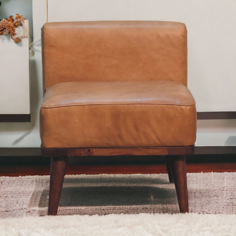 Ansted Solid Wood Accent Stool