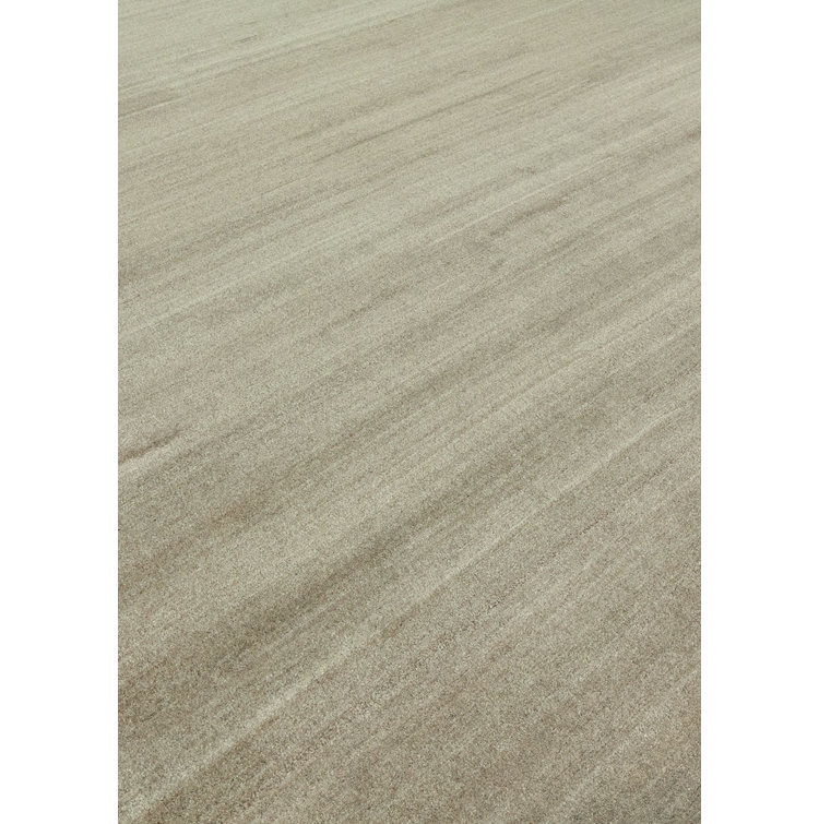 Tapis décoratif de noué à la main gris Sibylle