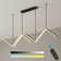 Yermolayeva 2 - Light Kitchen Island Linear LED Pendant with Rope Accents