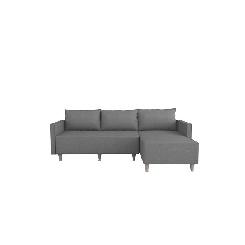 Aybuke Sectional, Gray Fabric