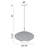 1 - Light Gold LED Pendant