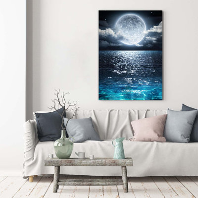 Full Moon - Wrapped Canvas Print