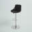 Hilia Vinyl Bucket Seat Adjustable Height Barstool with Diamond Pattern Back-1302222141