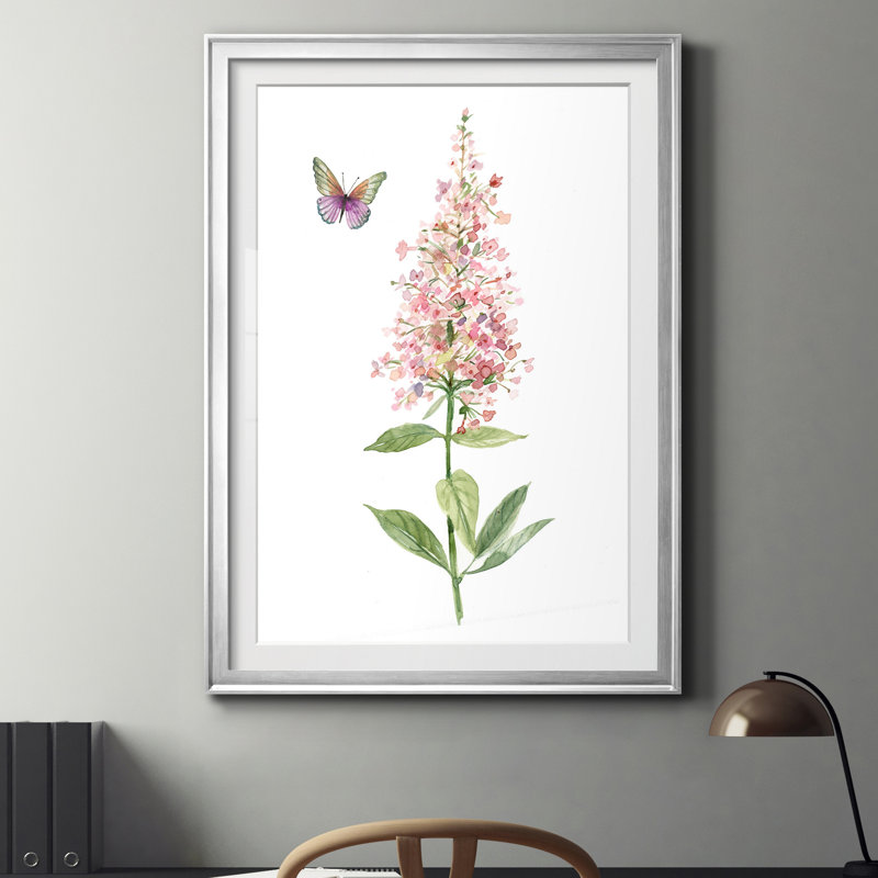Wildflower Botanical II - Cadre photo, reproduction d'art sur papier, H 18,5 po x l 24,5 po x P 1,5 po, Feuille argentée