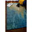 Tapis bleu en laine touffeté à la main Tasley-214427669