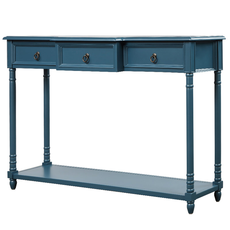 Lizabeth Console Table Sofa Table with Drawers for Entryway,Entry table,Hallway table,Hoyer table, Teal