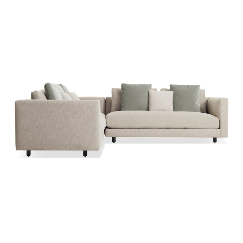 Hands Down Sectional, Right Hand Facing, Tofte Navy, Tofte Navy Polyester Blend