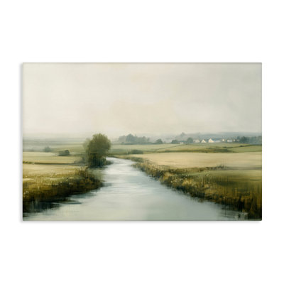 Mirror Of Calm Landscape Canvas, design by Novae