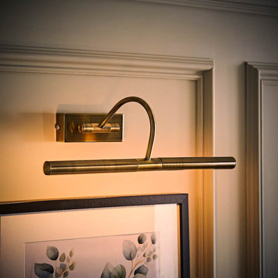 Capri 2 -Light Hardwired Wall Mounted Picture Light