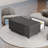 Modern Smart Coffee Table With Built-In Fridge And Freezer Drawers Bluetooth Speaker Wireless Charging Touch Control Panel Usb Interface Outlet Protection Atmosphere Light