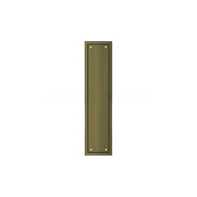 Plaque de poussée Deltana PP2280U26, HD, 3 1/2 po x 15 po en chrome poli