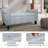 Upholstered Storage Bench End of Bed-836253-4147389