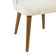 Nola Upholstered Dining Side Chairs with Cutout Back Design
