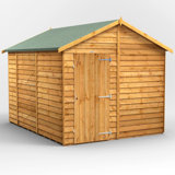 Powersheds 10 x 8ft Timber Overlap Windowless Garden Shed