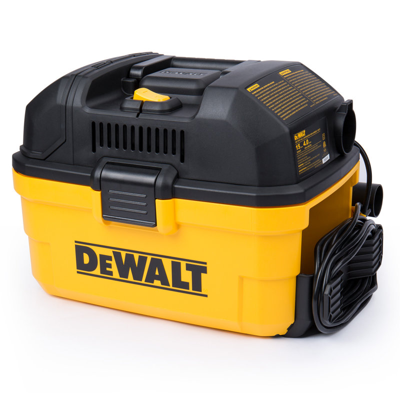 Aspirateur sec / humide portable 4 gallons DEWALT DZV04T, jaune