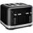 KitchenAid 4 Slice Toaster, Black Matte-101772643