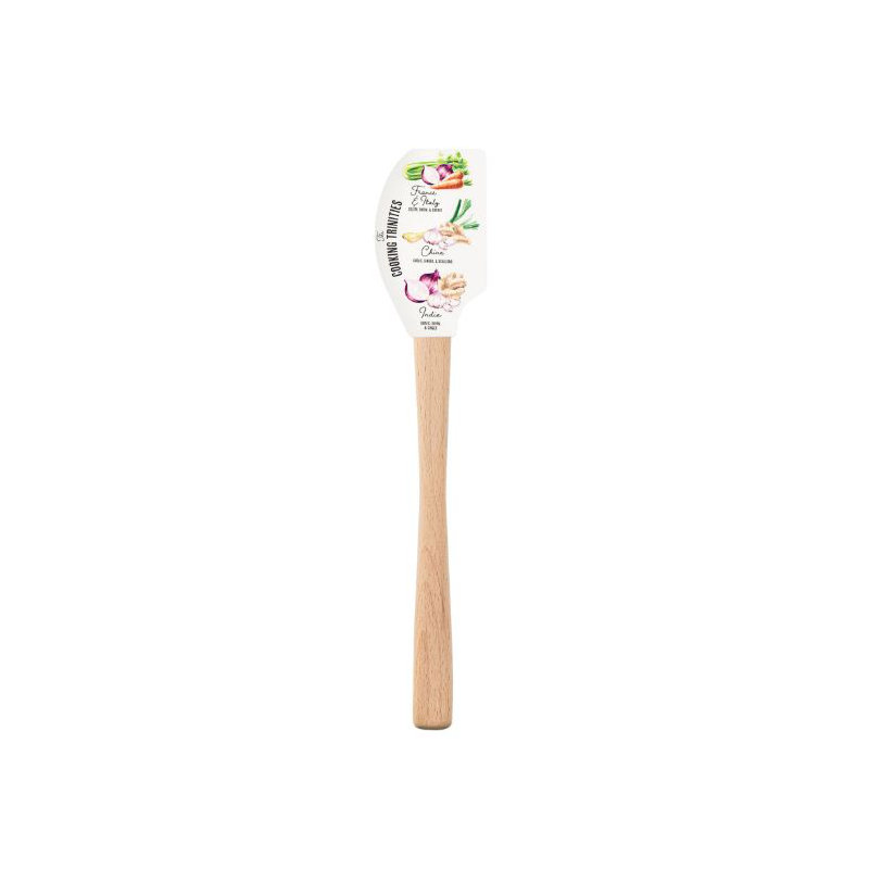 Spatulart® Cooking Trinities  Wood Handled Spatula