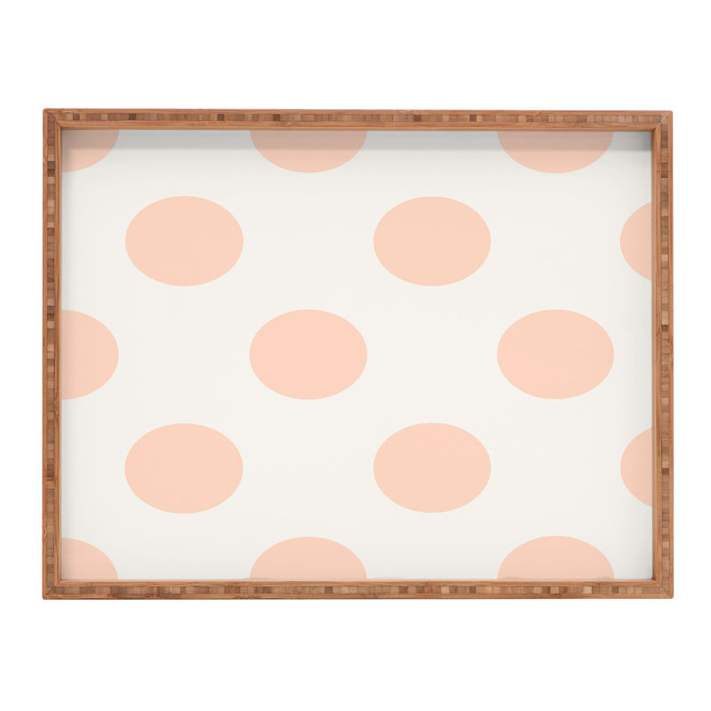 Jacqueline Bamboo Tray, 1.75" H x 18" W x 14" D