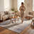  Azurielle Abstract Washable Rug-1846550274