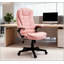 Fauteuil de bureau massant et vibrant à dossier haut avec fonction chauffante, confort optimal pour la maison et le bureau