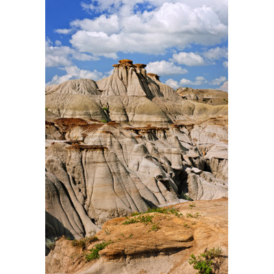 Buendia Dinosaur Provincial Park - Wrapped Canvas Print