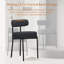 Chaises d'appoint rembourrées avec structure en fer-380601326