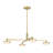 Marsden Sean Lavin Coulson 4 Light Dining Room Chandelier With Silk Screen White Inside Clear Outside Shade-693667984-693667987