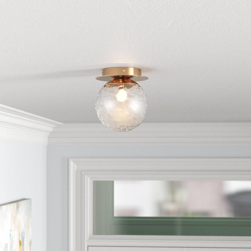 Plafonnier encastré 1 lumière 5,91 po Chandre