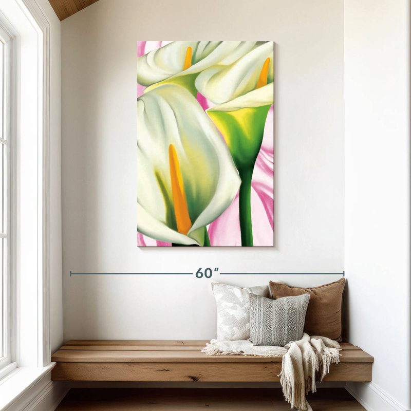 Harnek Calla Lilies, 45" H x 30" W