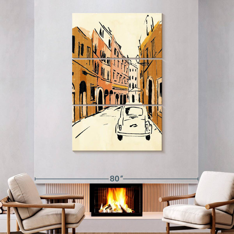 Sireci Euro Voyage I, 74" H x 48" W
