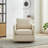 30.5" W Upholstered Comfy Swivel Club Chair-850508341