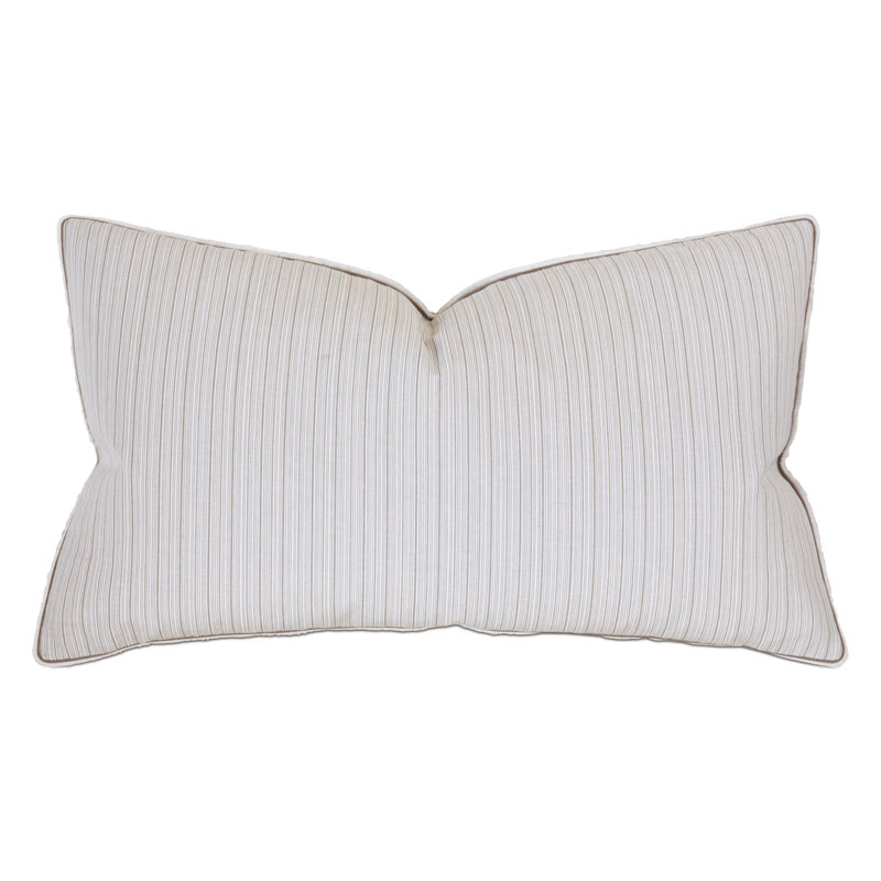Sconset Salmon Cotton Striped Sham Set, King