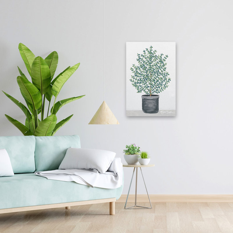 Patience en pot II - art de verdure en pot, H 24 po x l 16 po