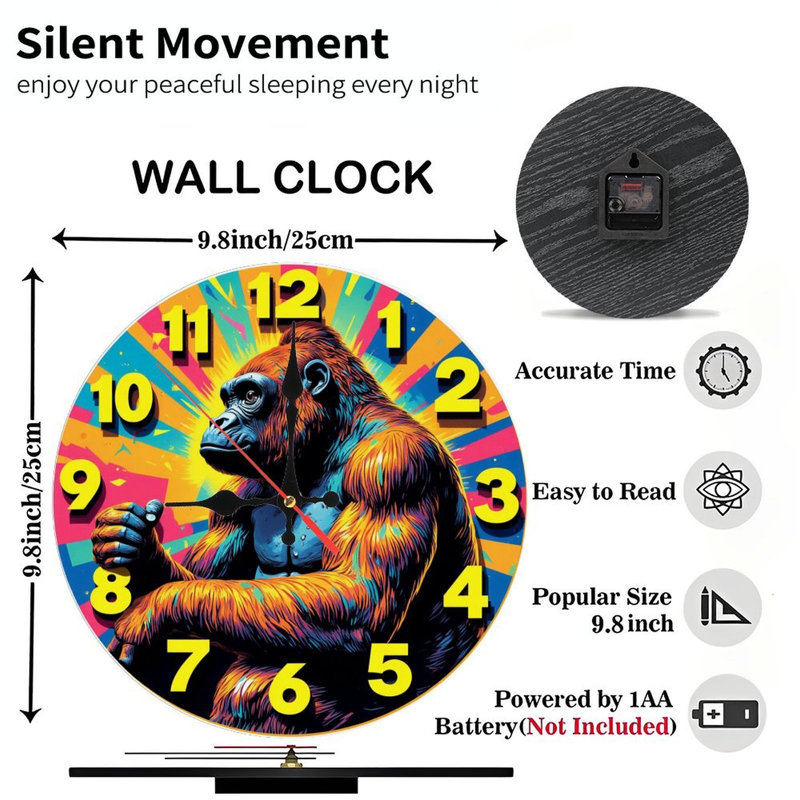 Horloge gorille