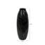 Dasmon Handmade Polyresin Floor Vase for Living Room Decor, Black Leaf Pattern for Modern Home Decoration-632792927-632792925