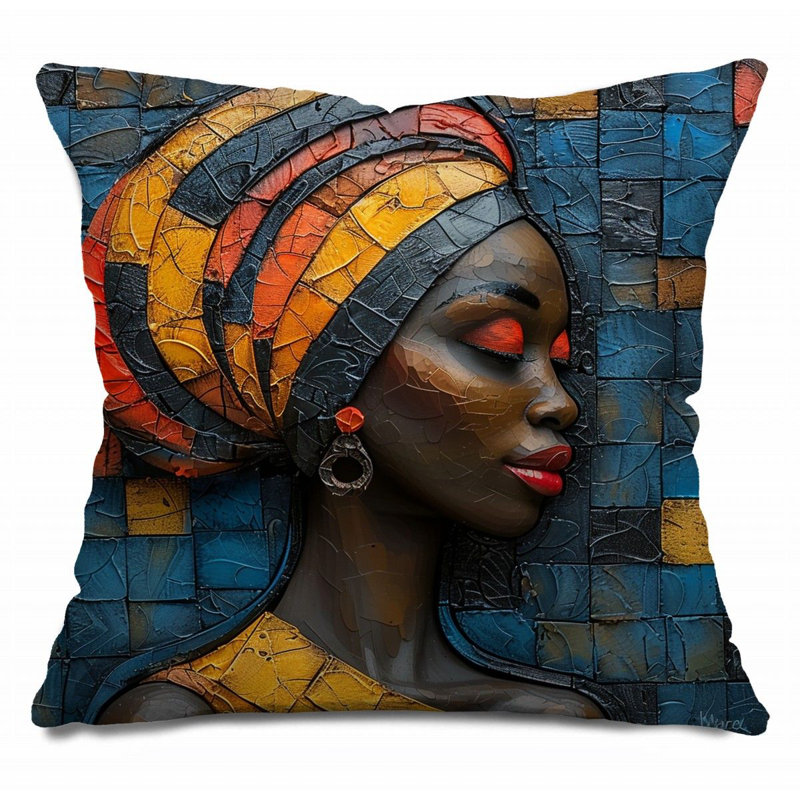 Coussin Trendy, H 16 po x l 16 po