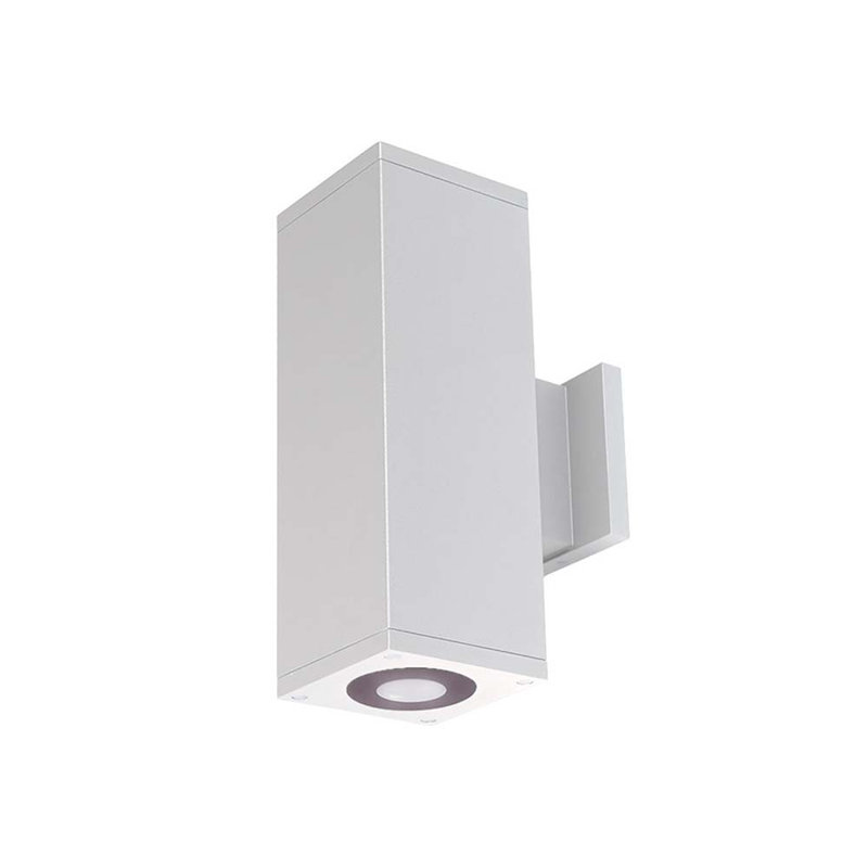 LED Outdoor Armed Sconce, White