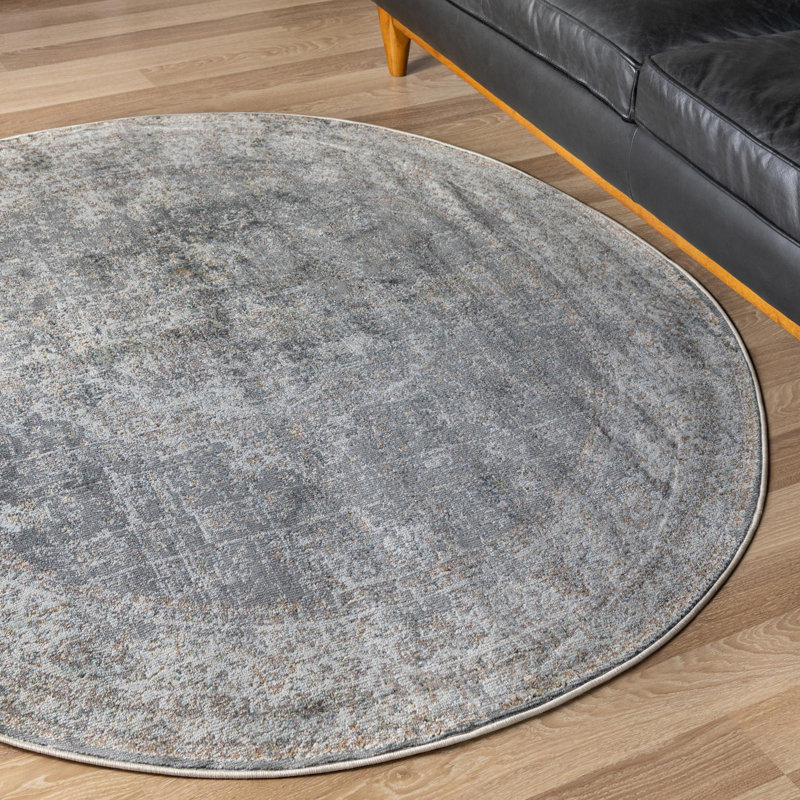 Abstract Indoor Rug, Round 3'