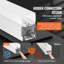 Hexagon Garage Lights 86400LM 14 grilles plafonnier DEL en nid d'abeille