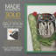 «Christmas Husky Snowboard», reproduction encadrée - bois massif-1312087441-1312087454