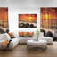 Reproduction de photo sur toile tendue, "coucher de soleil sur roche shore" brillante-33308368-18269320