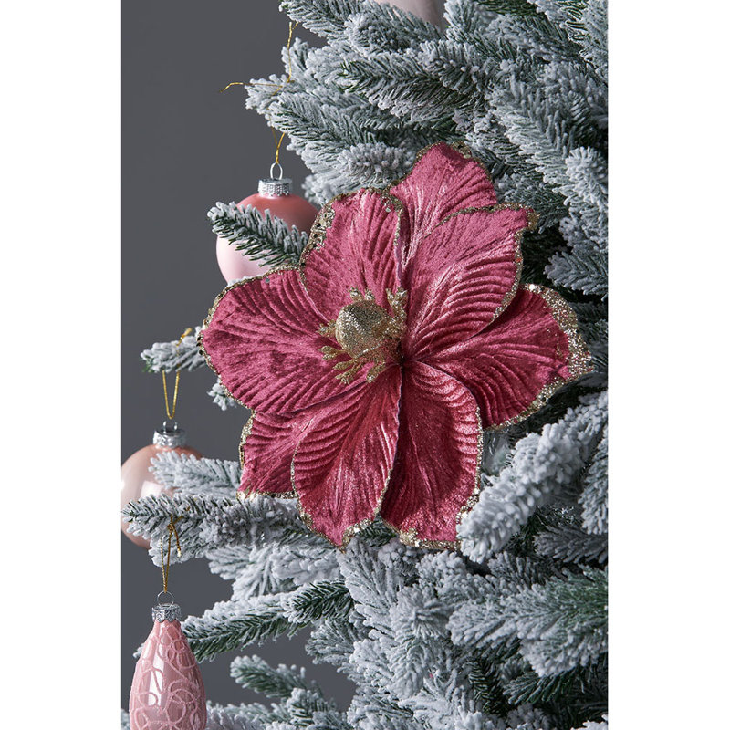 Fabric Poinsettia Arrangement