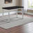 Lovy Black Finish Height Adjustable Computer Desk With Metal Leg, 29.25" H X 46.98" W X 23.56" D