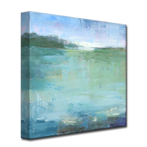 Beachcrest Home Watery On Canvas by Leslie Owens & Reviews | Wayfair